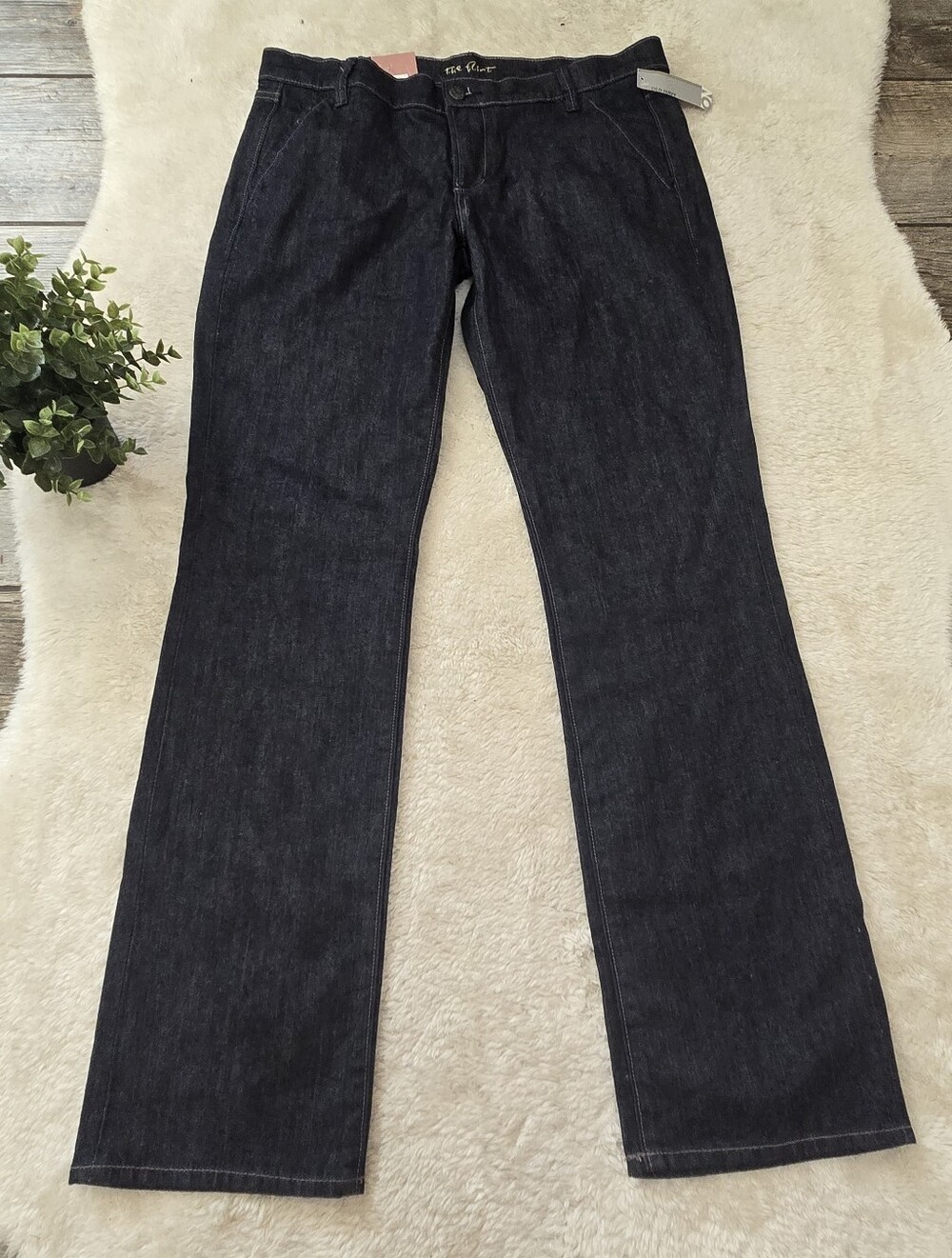 Old Navy The Flirt Y2K Bootcut Dark Wash Business Casual Trouser Jeans, 12 NWT